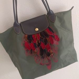 SOLD Longchamp Le Pliage Nylon Apache Tote Bag